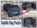 Saddle Bag Packs for Light Duty Mobility Harness